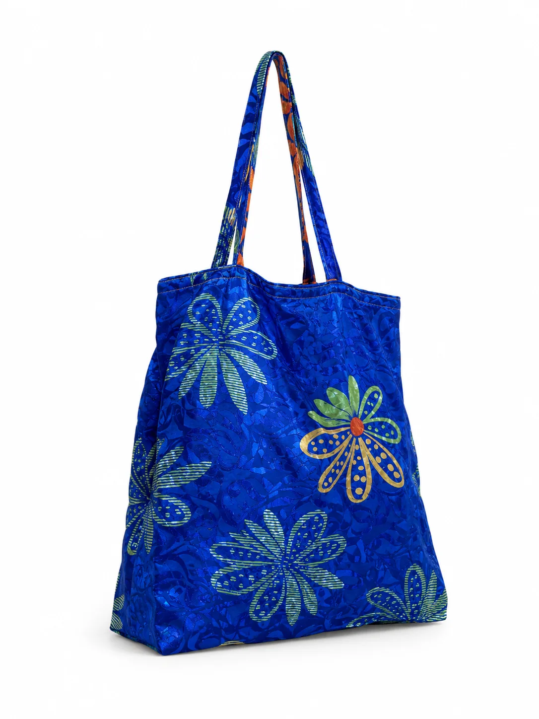 Recycled Saree Shopper Bag