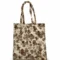 Handmade recycled saree Bag brown flowers Maison Neela