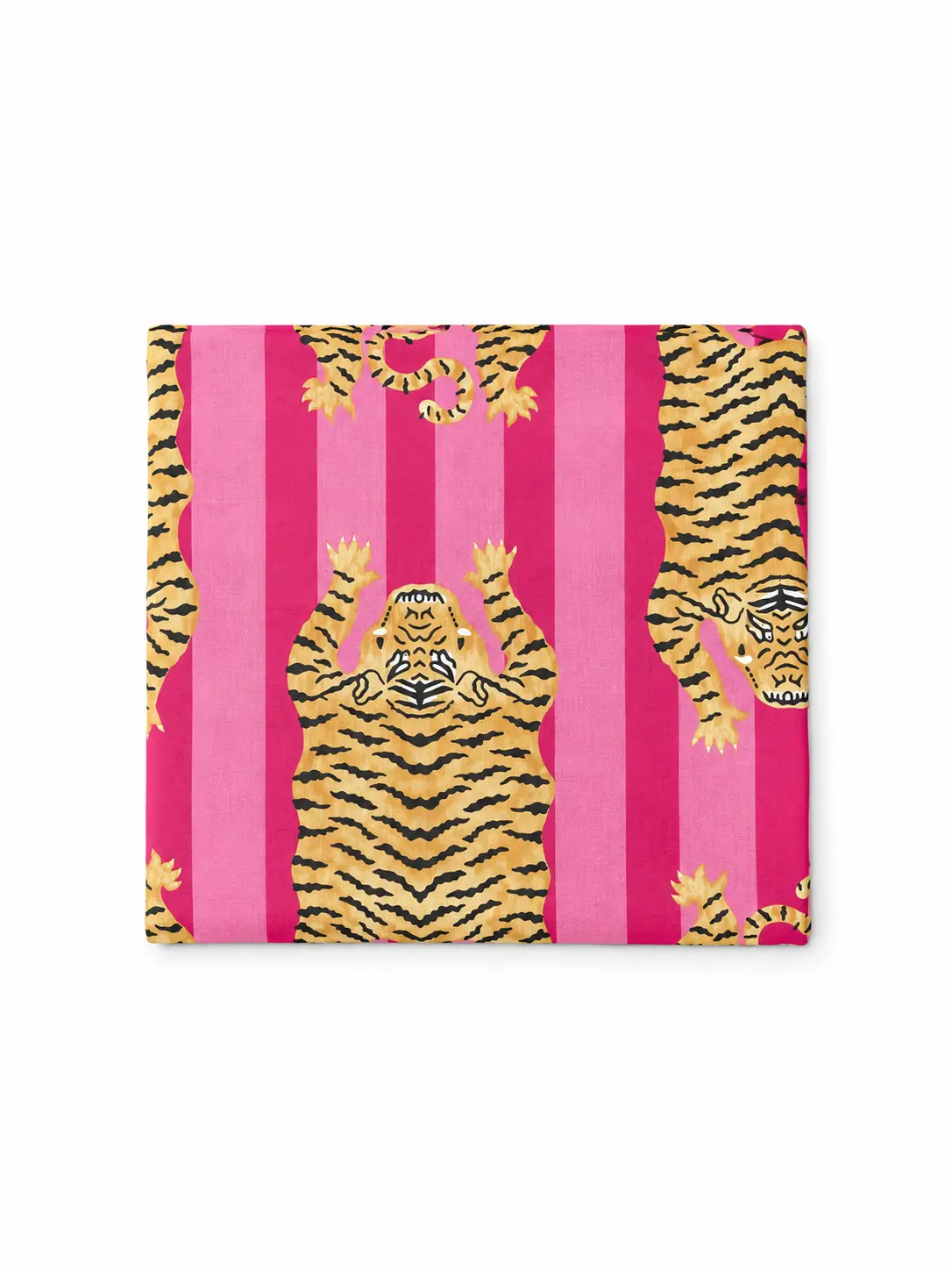 Pink Tiger Print Pareo Scarf – Women's Boho Beach Wrap | Maison Neela
