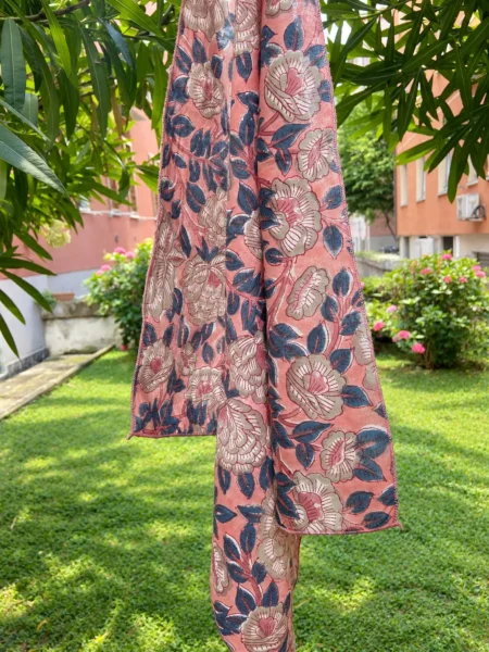 Rose Pink Floral Bandana Square 50 x 50 cm